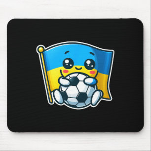 Tapis De Souris Adorable Bynner ukrainien Fan Drapeau ukrainien Mi