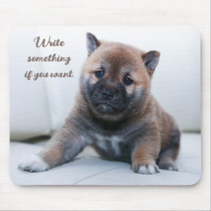 Tapis De Souris Adorable chiot Akita, pavé de souris