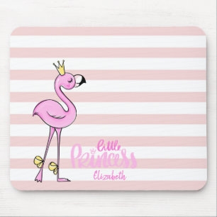 Tapis De Souris Adorable Flamant rose rose rose Blancs rose