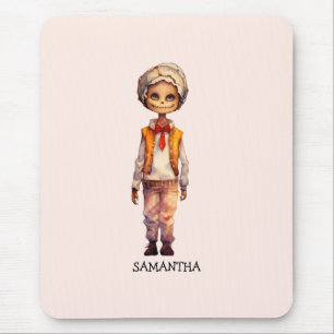 Tapis De Souris Adorable Kid Zombie - Jolie Halloween