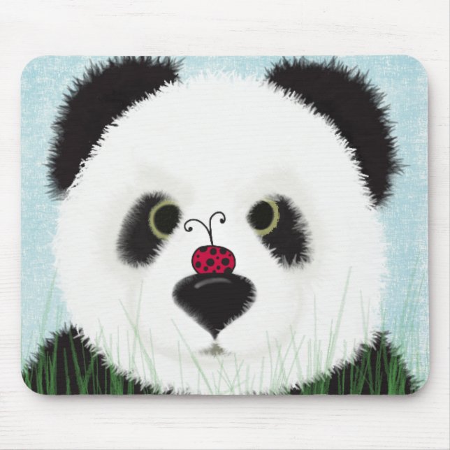 Tapis De Souris Adorable Ours Panda (Devant)