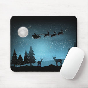 Tapis De Souris Adorable Rindeer La Nuit