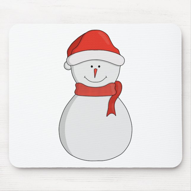 Tapis De Souris Adorable Snowman (Devant)