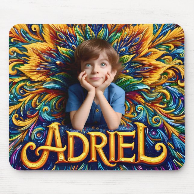 Tapis De Souris ADRIEL ~ Et motif Zany ~ Mousepad (Devant)