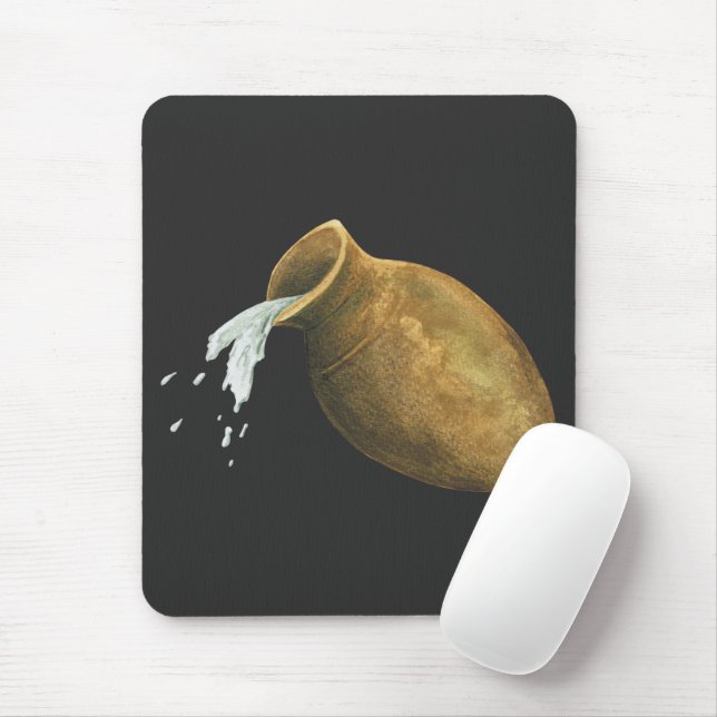 Tapis De Souris Adulte à eau signe étoile zodiaque astrologie (Avec souris)