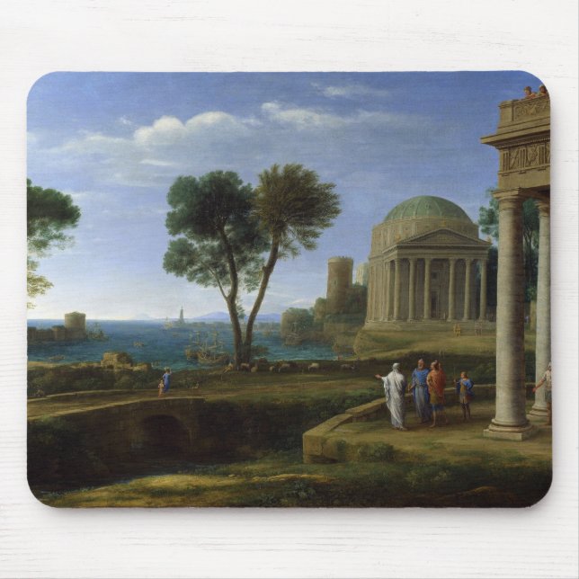 Tapis De Souris Aeneas dans Delos par Claude Lorrain (Devant)