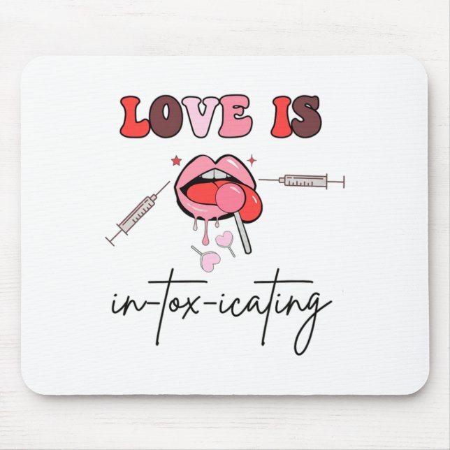 Tapis De Souris Aesthetic Nurse Injector Valentine Filler Dysrt  (Devant)