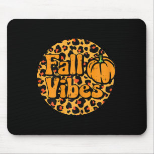 Tapis De Souris Affaire Leopard Vibes Cute Autumn Thanksgiving Wom
