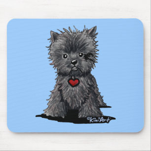 Tapis De Souris Affenpinscher Chien Art Mousepad