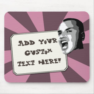 Tapis De Souris Affichage de texte personnalisé sur n'importe quel