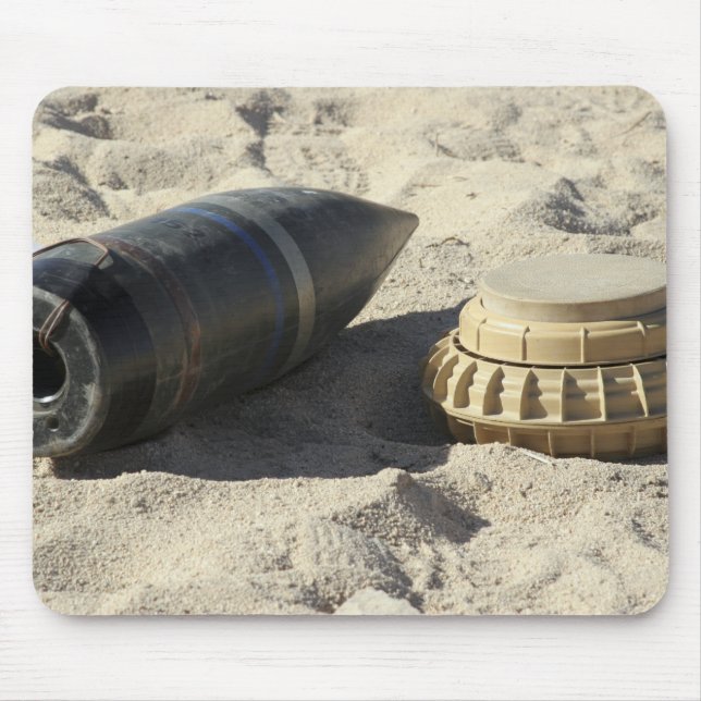 Tapis De Souris Affichage statique d'une coque de commande convert (Devant)