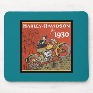 TAPIS DE SOURIS AFFICHE ANTIQUE DE MOTO