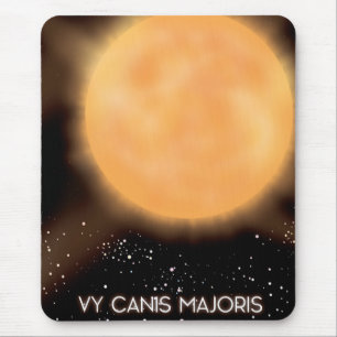 Tapis De Souris Affiche artistique de l'espace VY Canis Majoris So