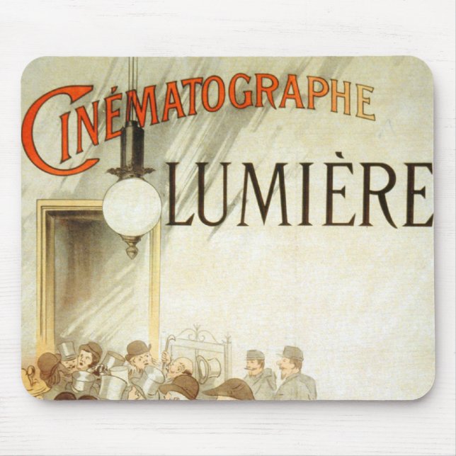 Tapis De Souris Affiche de cinéma de frères de Lumière (Devant)