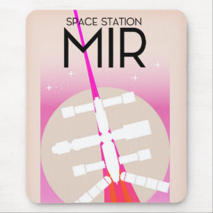 Tapis De Souris Affiche de la Station spatiale russe MIR