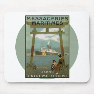Tapis De Souris Affiche de Vintage voyage - Japon
