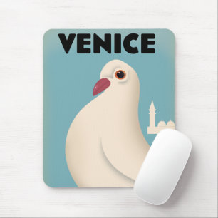 Tapis De Souris Affiche de voyage de style vintage Venise