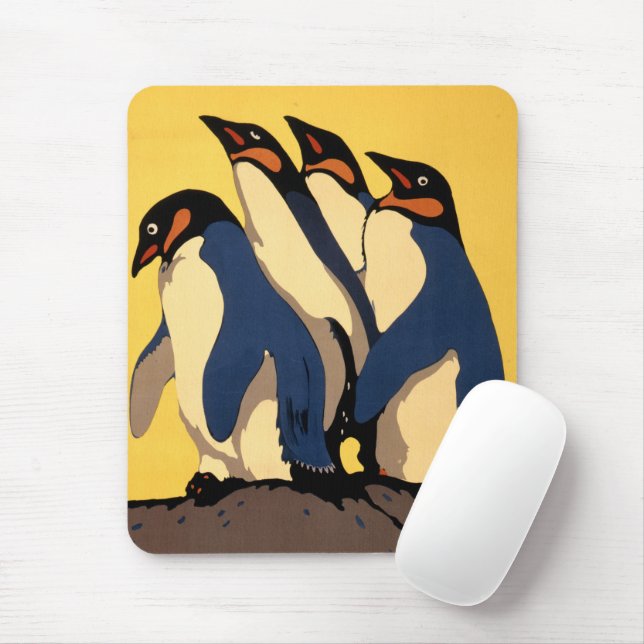 Tapis De Souris Affiche Pour Le Transport En Métro Au Zoo De Londr (Avec souris)