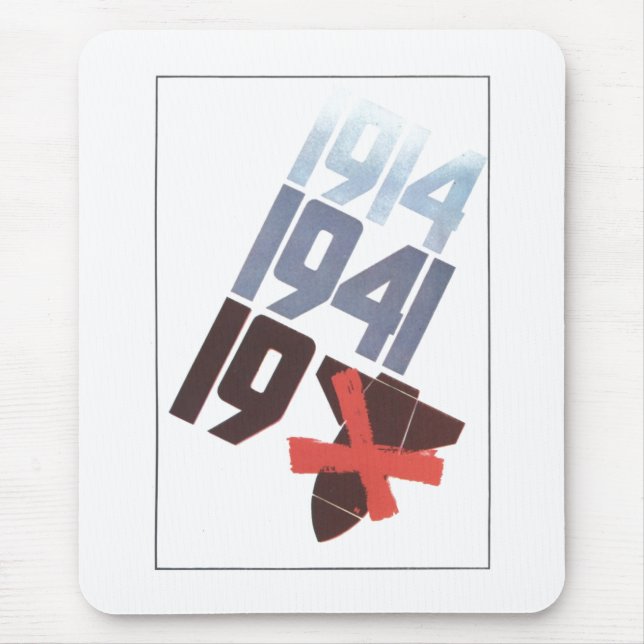 Tapis De Souris Affiche soviétique (Devant)