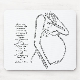 Tapis De Souris Affirmations Mousepad de naissance