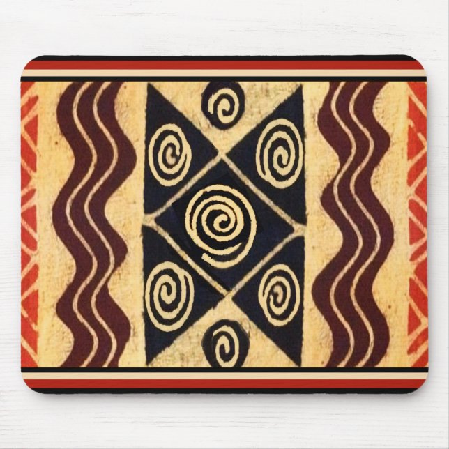 Tapis De Souris African Primordial Decor (Devant)