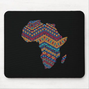 Tapis De Souris Afrique Drapeau Kente Cloth Black Pride Afrique Am