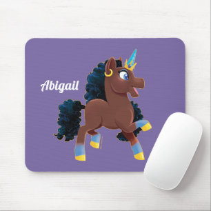 Tapis De Souris Afro Unicorn   La magie