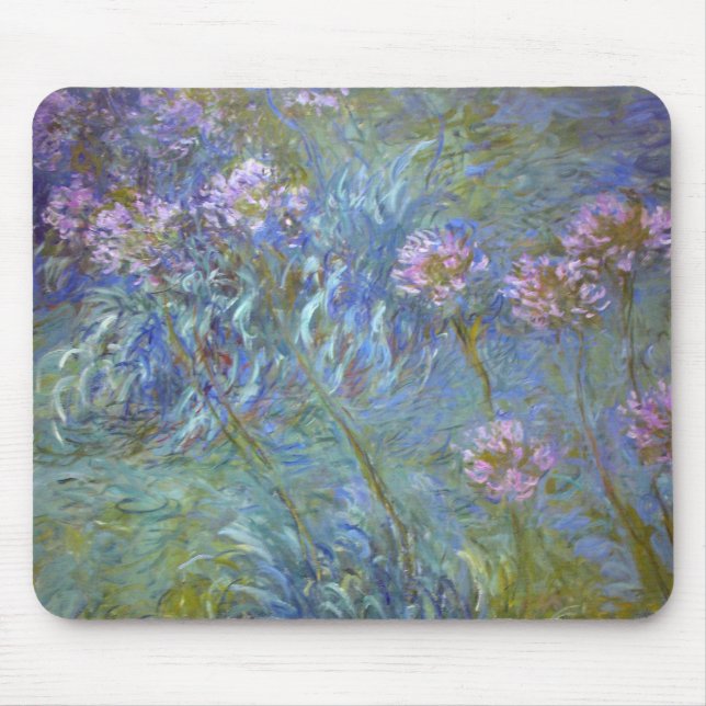Tapis De Souris Agapanthus de Claude Monet (Devant)