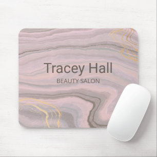 Tapis De Souris Agate terreuse rose pourpre