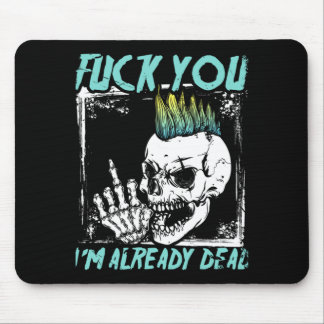 Tapis De Souris Agence gouvernementale punk pour hommes _ Punker R