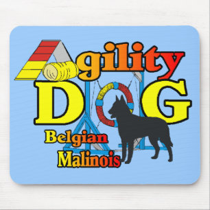 Tapis De Souris Agility Belgique Cadeaux Malinois