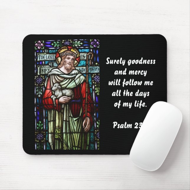 Tapis De Souris Agneau de Dieu Mousepad (Avec souris)