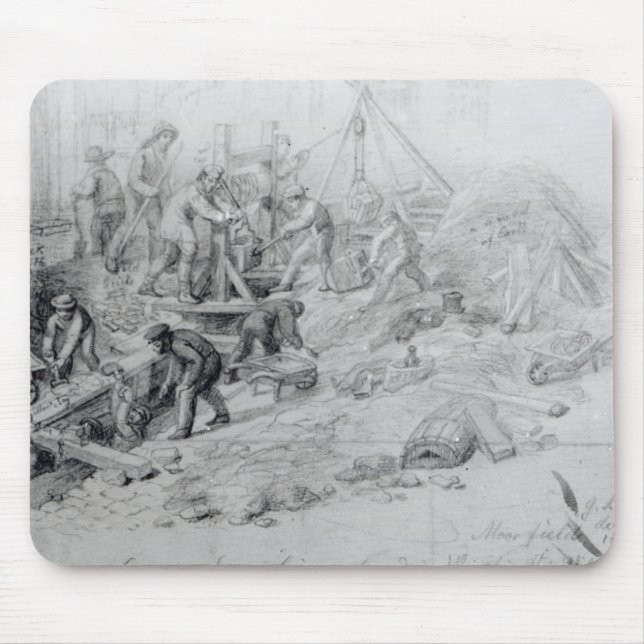 Tapis De Souris Agrandissement des égouts chez Moorfields, (Devant)