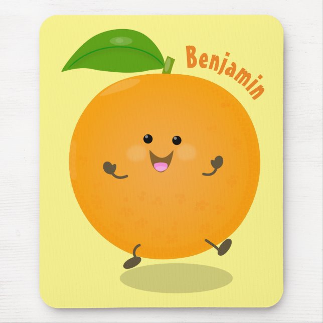 Tapis De Souris Agréable agrumes d'orange (Devant)