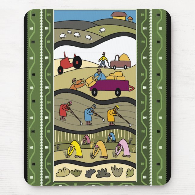 Tapis De Souris Agriculture en Afrique (Devant)