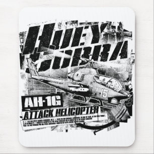 Tapis De Souris AH-1G HueyCobra Souris et mousepad