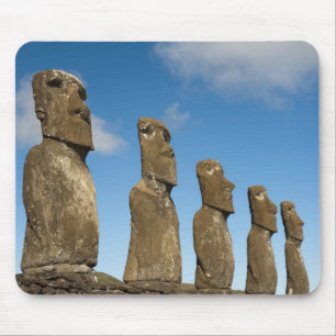 Tapis De Souris Ahu Akivi, Rapa Nui, Île de Pâques, Chili 2