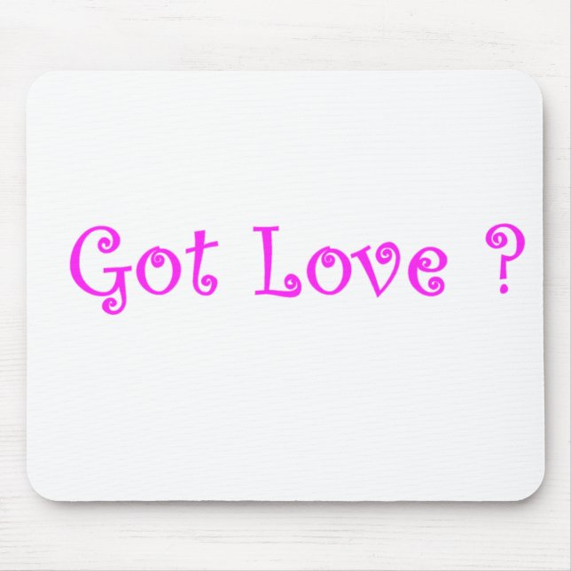 Tapis De Souris Ai de l'amour ?-mousepad (Devant)