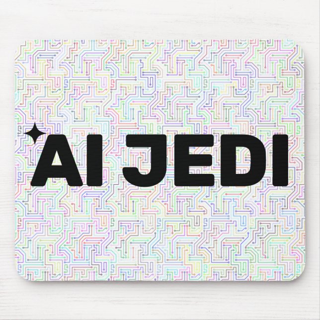 Tapis De Souris AI Jedi™ Mouse Pad (Customize It!) (Devant)