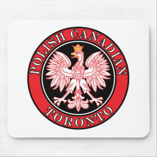 Tapis De Souris Aigle Canadien Polonais de Toronto