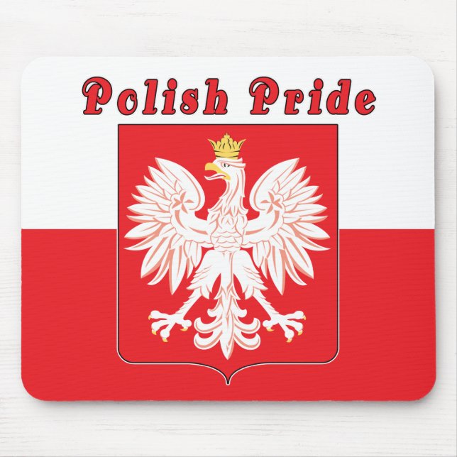 Tapis De Souris Aigle de la fierté polonaise (Devant)