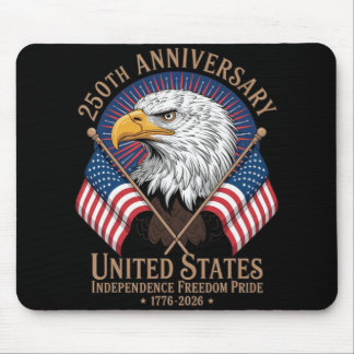 Tapis De Souris Aigle de l'indépendance des États-Unis 250e annive