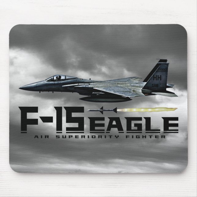 Tapis De Souris Aigle F-15 (Devant)