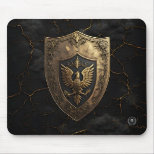 Tapis De Souris Aigle Impérial Doré Antique pour le Jeu