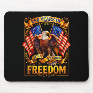 Tapis De Souris Aigle Patriotique Et Drapeau 250 Ans 1776-2026 4 J
