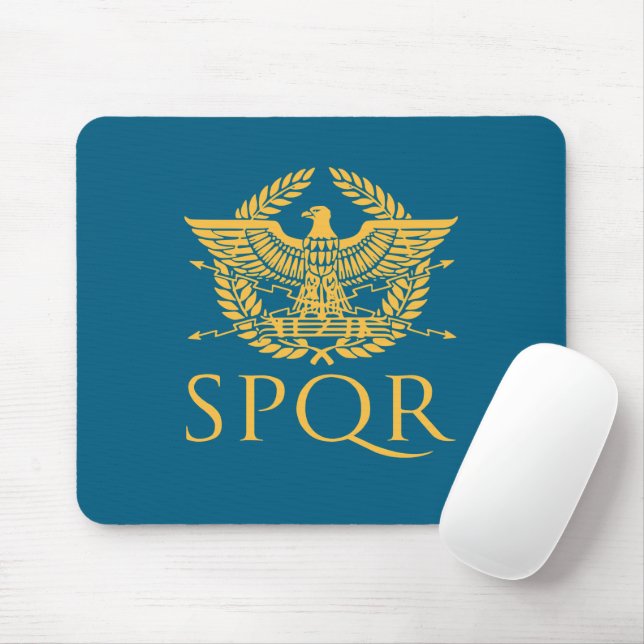 Tapis de souris aigle romain SPQR Empire romain (Avec souris)