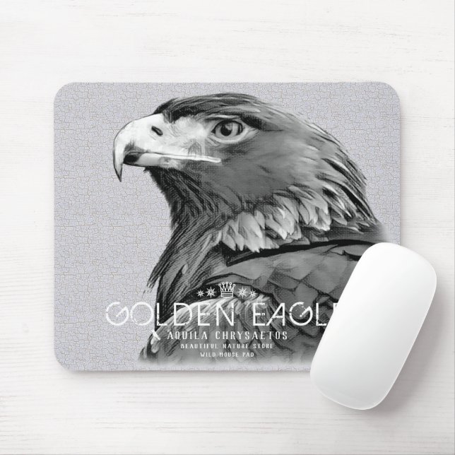 Tapis De Souris Aigle royal (Avec souris)