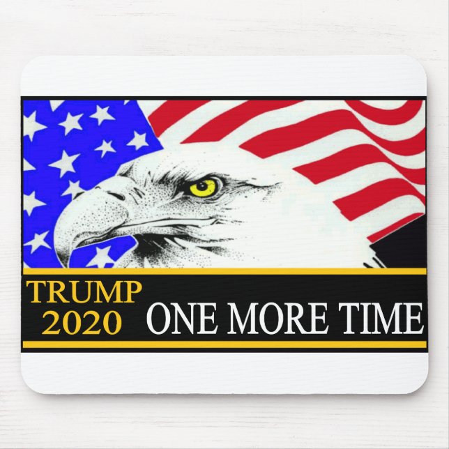 Tapis De Souris Aigle Trump 2020 une fois de plus (Devant)