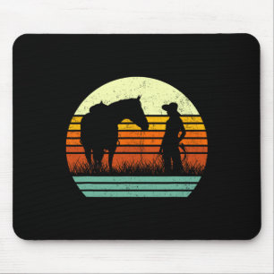 Tapis De Souris Aiguille Rétro Cheval Pour Femmes & Fille I Lo