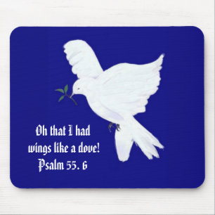 Tapis De Souris Ailes comme une citation de Colombe-Bible